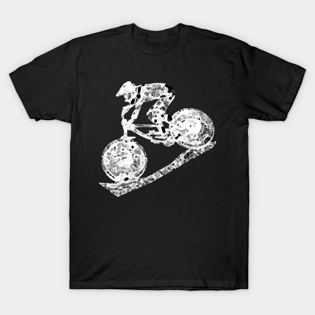 mountain bike T-Shirt by rickylabellevie